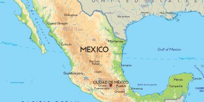 Մեքսիկայի քարտեզ պետությունների
