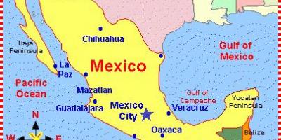 Մեքսիկայի Քարտեզ